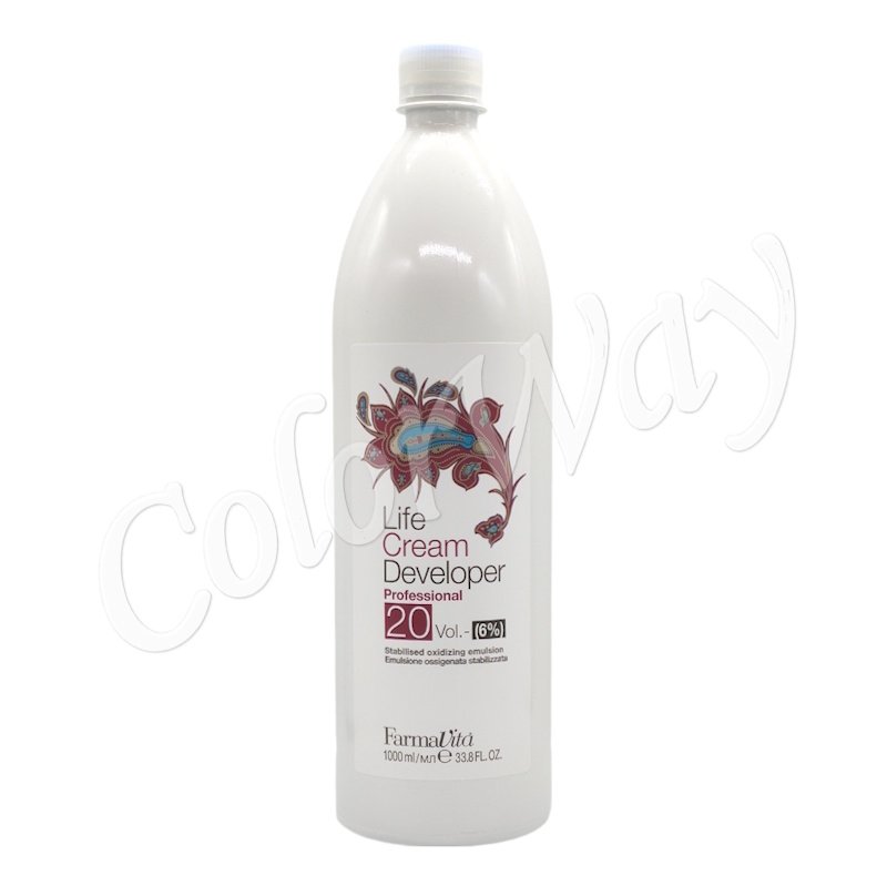 FarmaVita Life Color Creamy Developer Oxidant 20 Vol 6% 1000ml