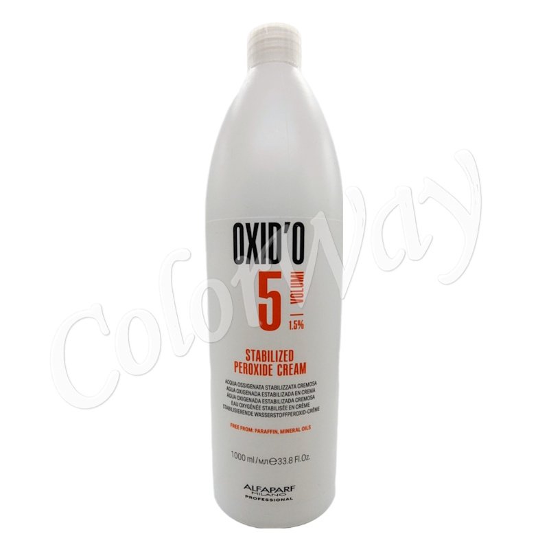 Alfaparf Milano OXID'O Creamy Developer Oxidant 5 Vol 1.5% 1000ml