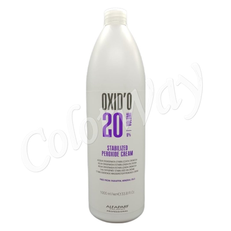 Alfaparf Milano OXID'O Creamy Developer Oxidant 20Vol 6% 1000ml New