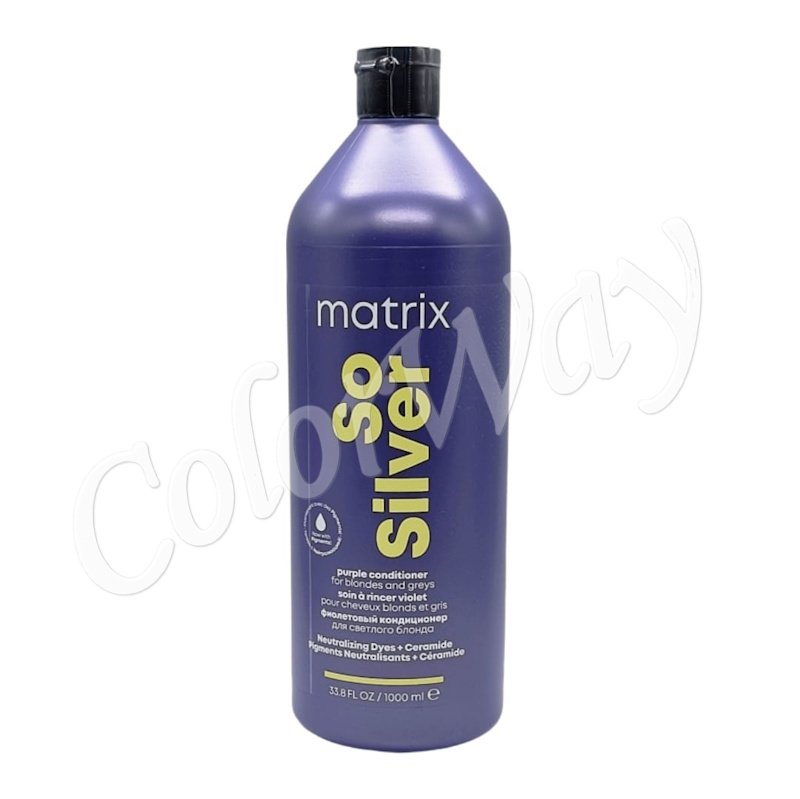 Matrix So Silver Purple Conditioner Neutralizing Dyes + Ceramide 1000ml