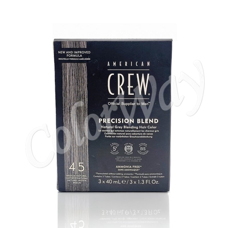 American Crew Precision Blend Medium Natural 4|5 3x40ml