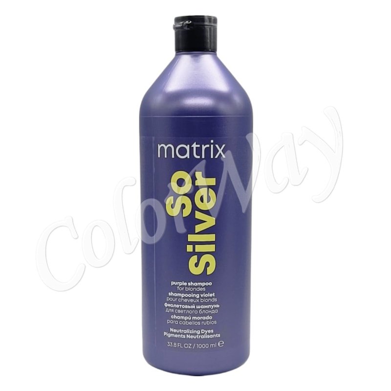Matrix So Silver Purple Shampoo Neutralizing Dyes 1000ml