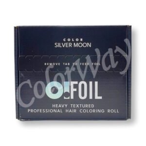 O! Tools Silver Moon Grooved Hairdressing Foil Roll 100 m