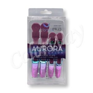 Colortrak Aurora Croc Clips 4 Pk