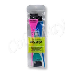 Colortrak Precision Color Firm Bristles Brushes 3 Pk