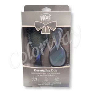 Wet Brush Original Detangler & Mini Hair Brush Duo Set – Pearl Grey